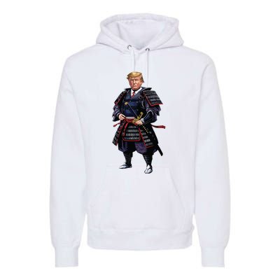 Funny Samurai Trump Warrior Premium Hoodie