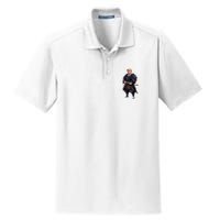 Funny Samurai Trump Warrior Dry Zone Grid Polo