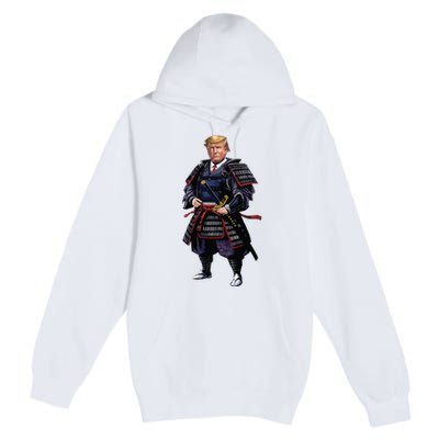 Funny Samurai Trump Warrior Premium Pullover Hoodie