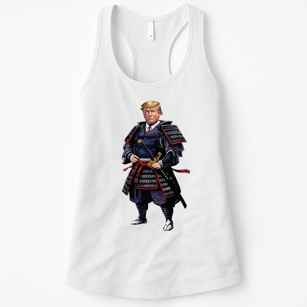 Funny Samurai Trump Warrior Womens Tank Top