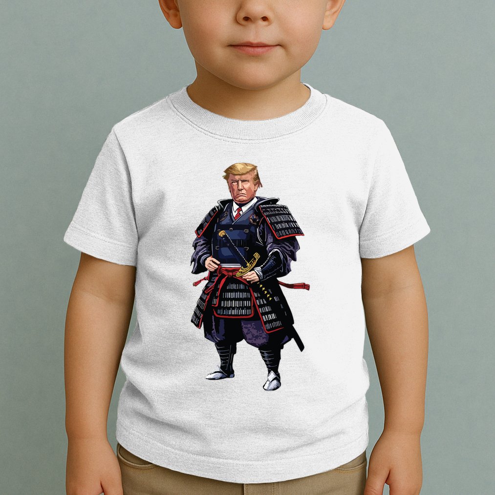 Funny Samurai Trump Warrior Toddler T-Shirt