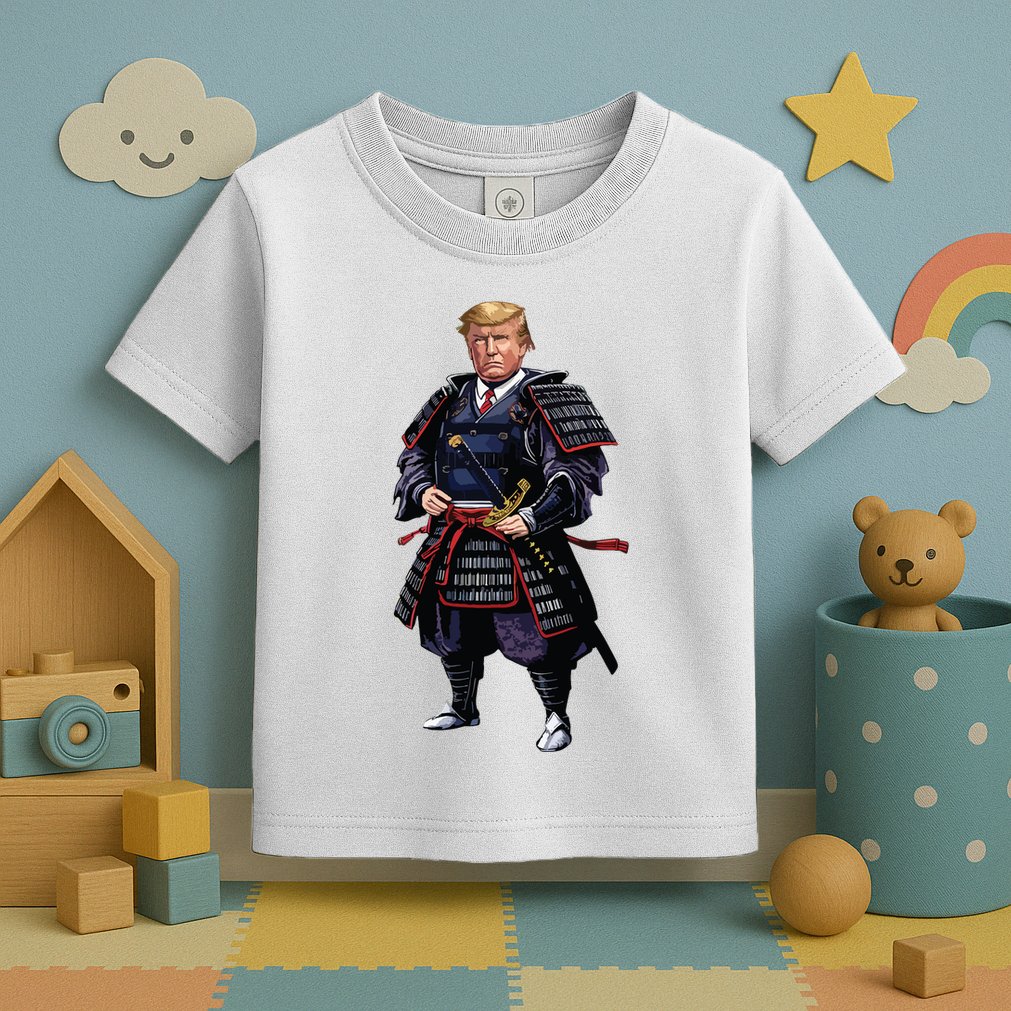 Funny Samurai Trump Warrior Toddler T-Shirt