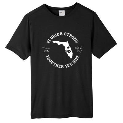 Florida Strong Together We Rise Hurricane Milton September 2024 Tall Fusion ChromaSoft Performance T-Shirt