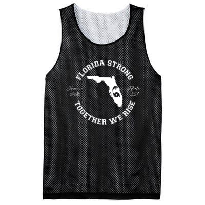 Florida Strong Together We Rise Hurricane Milton September 2024 Mesh Reversible Basketball Jersey Tank