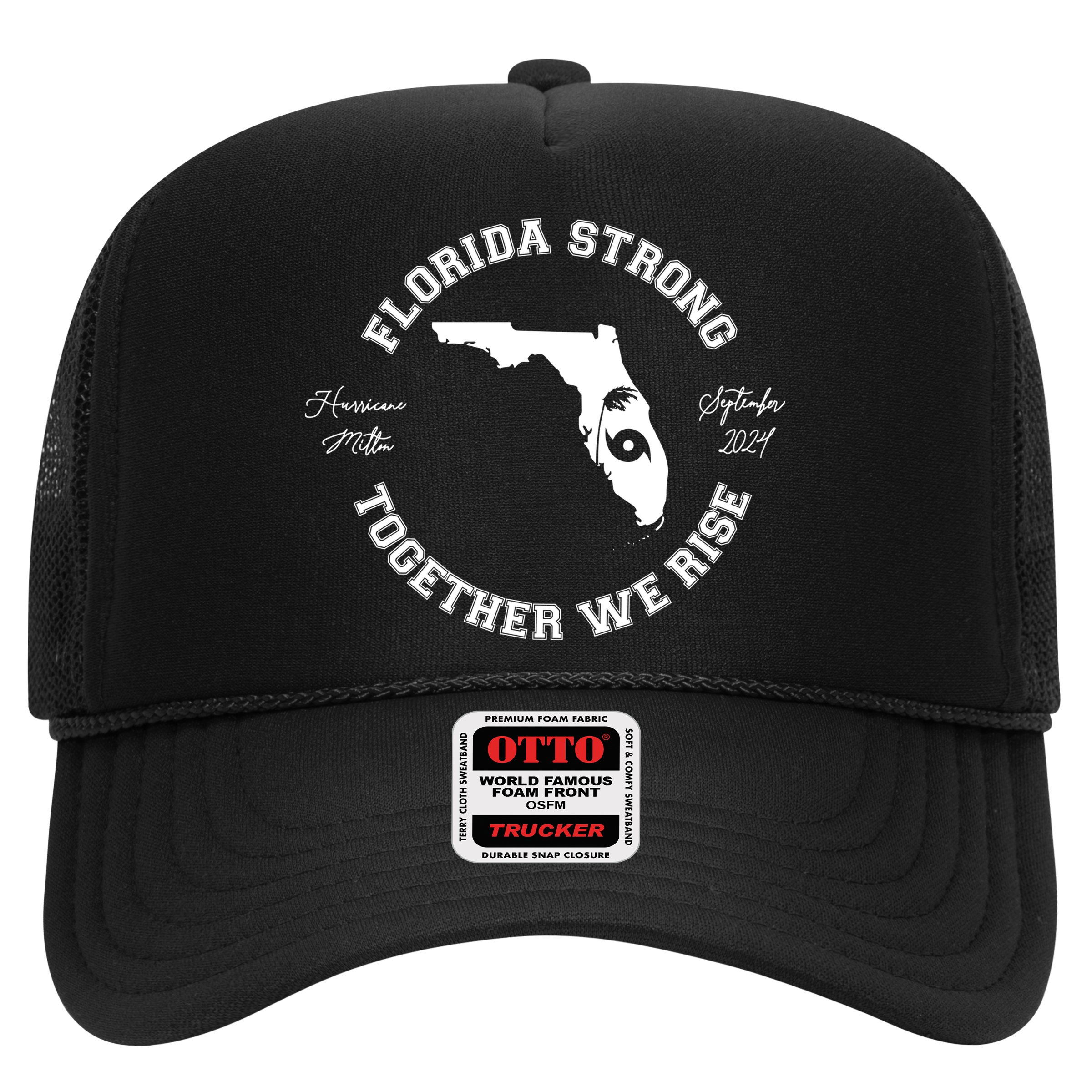 Florida Strong Together We Rise Hurricane Milton September 2024 Hat