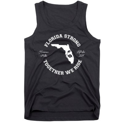 Florida Strong Together We Rise Hurricane Milton September 2024 Tank Top