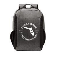Florida Strong Together We Rise Hurricane Milton September 2024 Vector Backpack