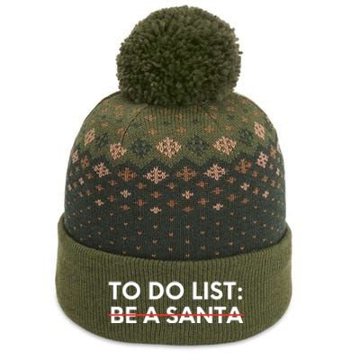 Funny Saying To Do List Be A Santa Christmas Sarcastic Humor The Baniff Cuffed Pom Beanie