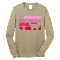 Funny Shih Tzu Mom Art For Funny Mothers Day Dog Lover Long Sleeve Shirt