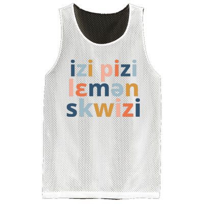 Funny Speech Therapy IPA Phonetics Phoneme Therapist Mesh Reversible Basketball Jersey Tank