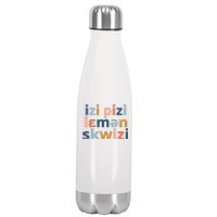 Funny Speech Therapy IPA Phonetics Phoneme Therapist Stainless Steel Insulated Water Bottle