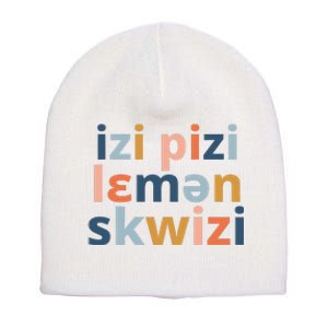 Funny Speech Therapy IPA Phonetics Phoneme Therapist Short Acrylic Beanie