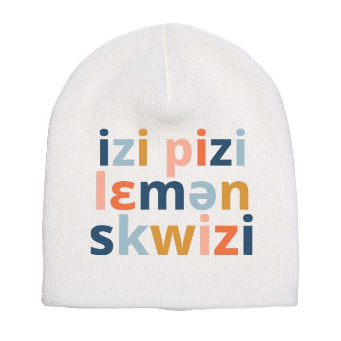 Funny Speech Therapy IPA Phonetics Phoneme Therapist Short Acrylic Beanie