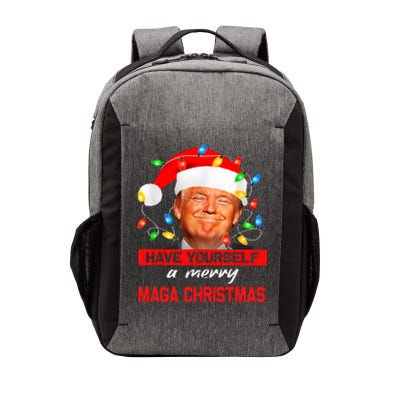 Funny Santa Trump Have Yourself A Merry Maga Christmas Xmas Vector Backpack