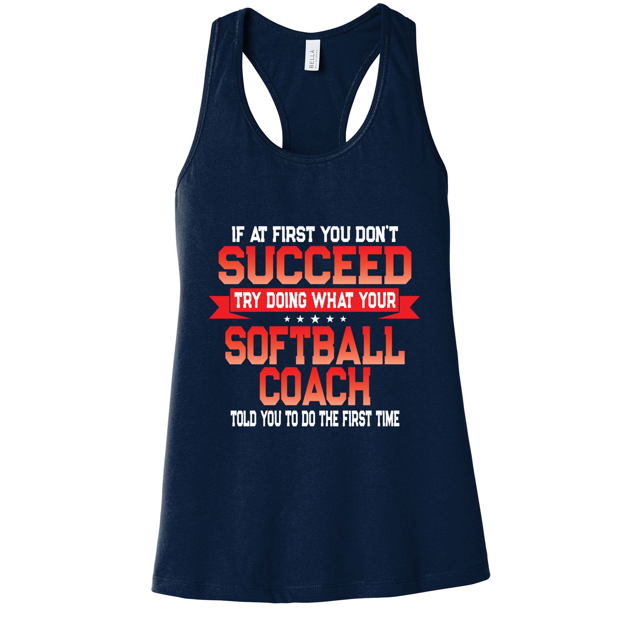 Fun Softball Team Coach Saying Funny Coaches Quote Womens Tank Top