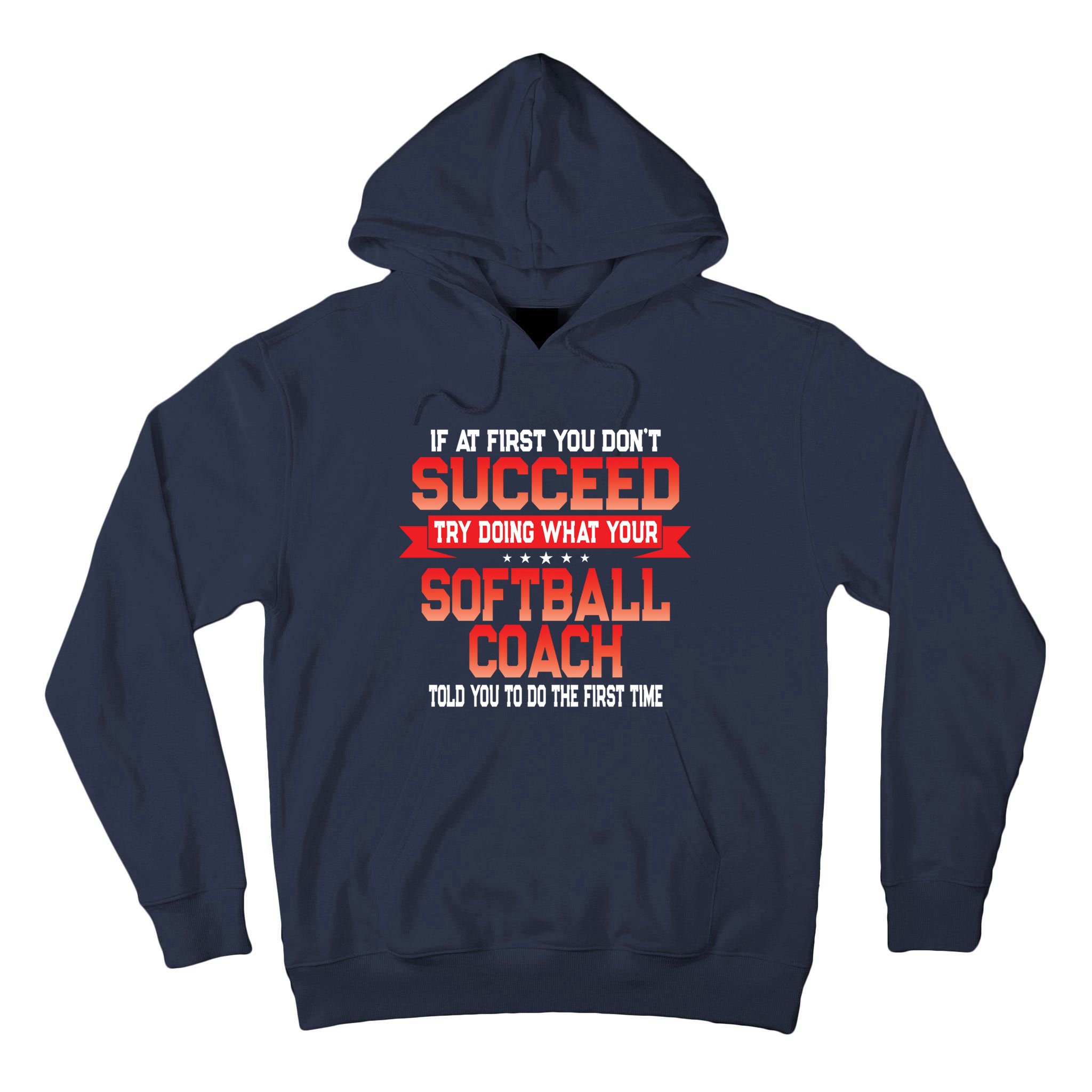 Fun Softball Team Coach Saying Funny Coaches Quote Tall Hoodie