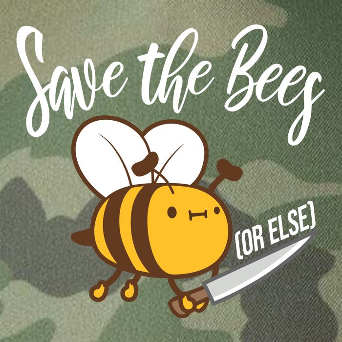 Funny Save The Bees Or Else Legacy Tie Dye Trucker Hat