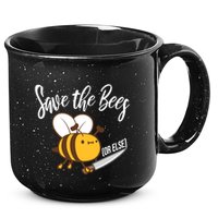 Funny Save The Bees Or Else 15oz Campfire Ceramic Mug