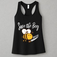 Funny Save The Bees Or Else Womens Tank Top