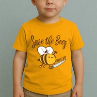 Funny Save The Bees Or Else Toddler T-Shirt