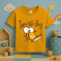 Funny Save The Bees Or Else Toddler T-Shirt
