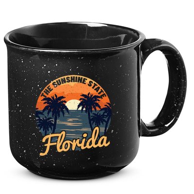Florida Sunset Throwback Design 15oz Campfire Ceramic Mug