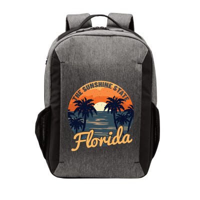 Florida Sunset Throwback Design Vector Backpack