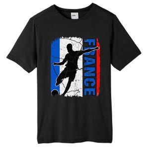 France Soccer Team French Flag Jersey Fans Tall Fusion ChromaSoft Performance T-Shirt