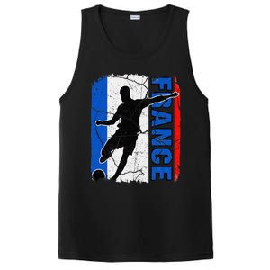 France Soccer Team French Flag Jersey Fans PosiCharge Competitor Tank