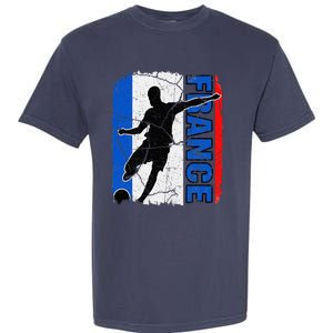 France Soccer Team French Flag Jersey Fans Garment-Dyed Heavyweight T-Shirt