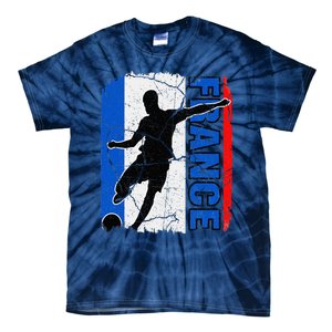 France Soccer Team French Flag Jersey Fans Tie-Dye T-Shirt