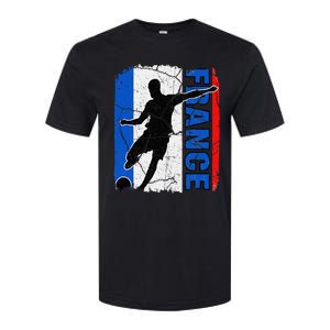 France Soccer Team French Flag Jersey Fans Softstyle CVC T-Shirt