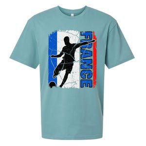 France Soccer Team French Flag Jersey Fans Sueded Cloud Jersey T-Shirt