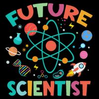 Future Scientist T Stem Boy Girl Science Fair Scientist 7-Panel Snapback Hat