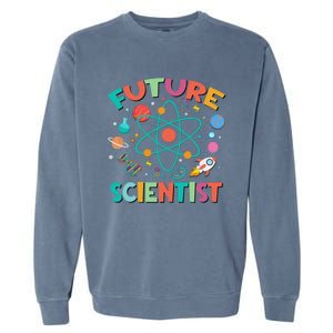 Future Scientist T Stem Boy Girl Science Fair Scientist Garment-Dyed Sweatshirt