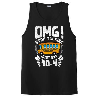 Funny Stop Talking To The Busdriver School Bus Design PosiCharge Competitor Tank