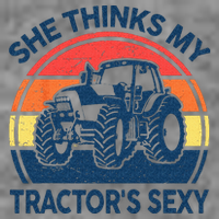 Farm She Thinks My Tractors Sexy Men Gift Funny Farmer Toddler Hoodie