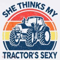 Farm She Thinks My Tractors Sexy Men Gift Funny Farmer Wool Snapback Cap