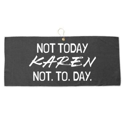 Funny Speak to the Manager Shhh Karen Gifts Not THAT Karen Large Microfiber Waffle Golf Towel