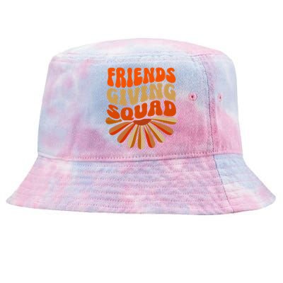 Friendsgiving Squad Thanksgiving Squad Tie-Dyed Bucket Hat