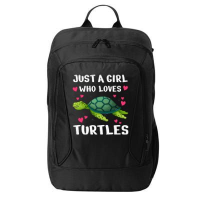 Funny Sea Turtle For  Turtle Lover Ocean Turtles City Backpack