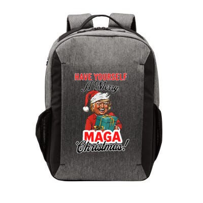 Funny Santa Trump Have Yourself A Merry Maga Christmas Xmas Vector Backpack