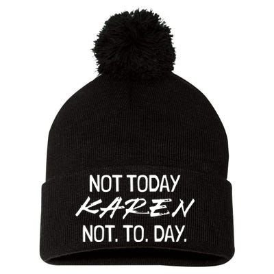 Funny Speak To The Manager Shhh Karen Gifts Not THAT Karen Pom Pom 12in Knit Beanie