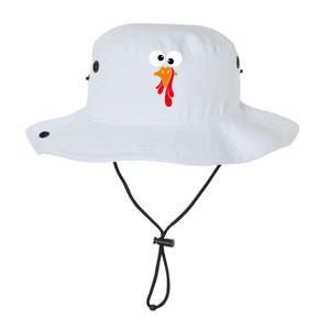 Funny Silly Turkey Face Happy Turkey Day Thanksgiving Cute Gift Legacy Cool Fit Booney Bucket Hat