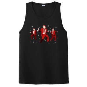 Funny Santa Trump Dance Merry Christmas Xmas Holiday Pajamas Meaningful Gift PosiCharge Competitor Tank