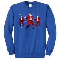 Funny Santa Trump Dance Merry Christmas Xmas Holiday Pajamas Meaningful Gift Sweatshirt