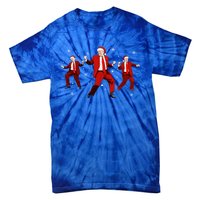 Funny Santa Trump Dance Merry Christmas Xmas Holiday Pajamas Meaningful Gift Tie-Dye T-Shirt