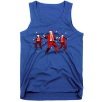 Funny Santa Trump Dance Merry Christmas Xmas Holiday Pajamas Meaningful Gift Tank Top