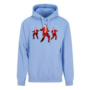 Funny Santa Trump Dance Merry Christmas Xmas Holiday Pajamas Meaningful Gift Unisex Surf Hoodie