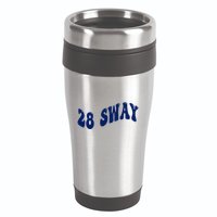 Funny sway text wavey design  16oz Travel Tumbler